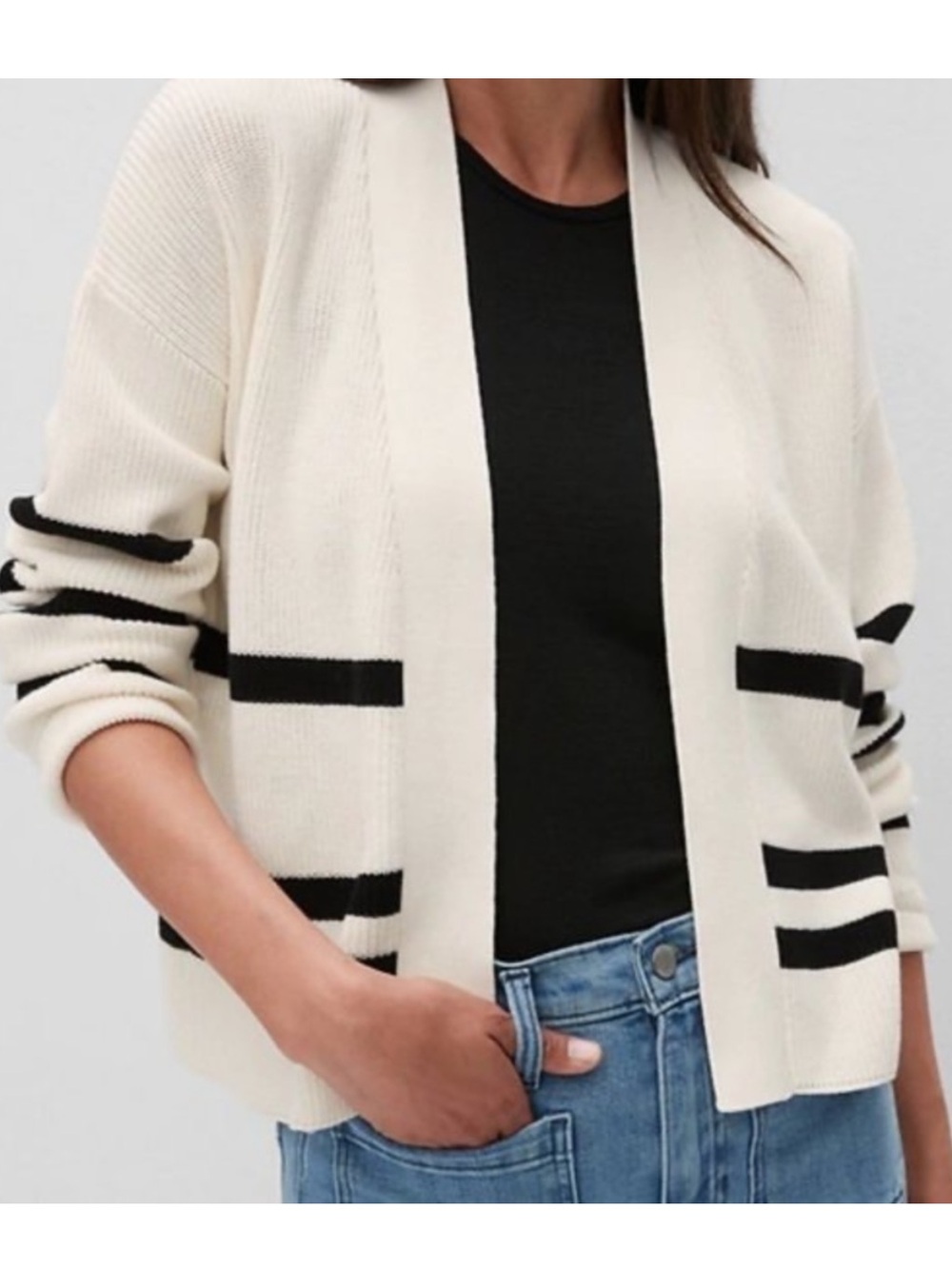 Banana Republic Striped Cardigan